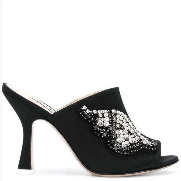 Attico Embellished Mules - Picture 2 of 4